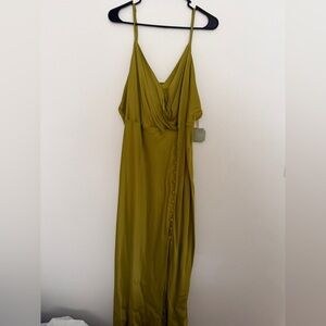 Chic Chartreuse Maxi Dress